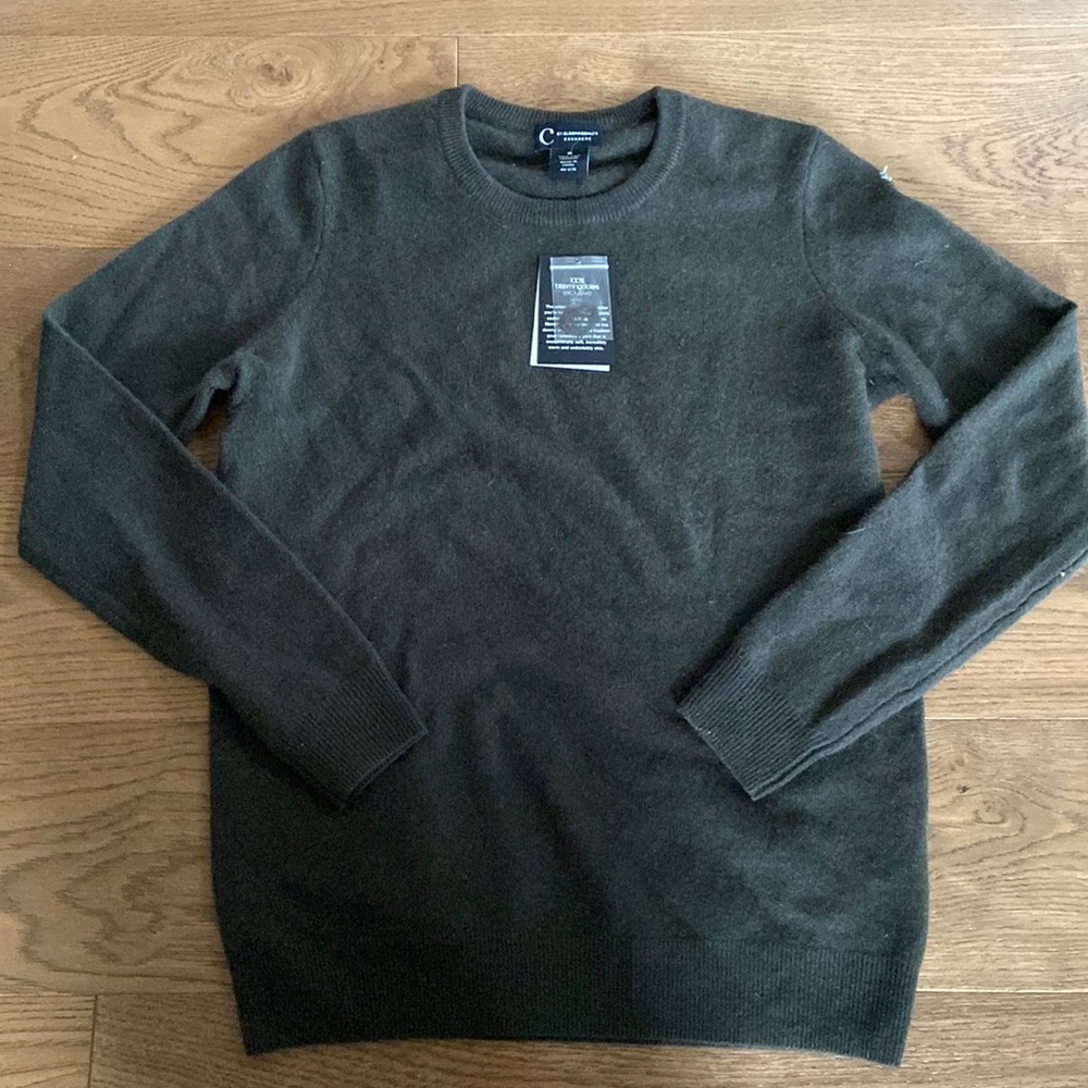 NWT - C by Bloomingdale’s Women’s Cashmere Crewneck Sweater